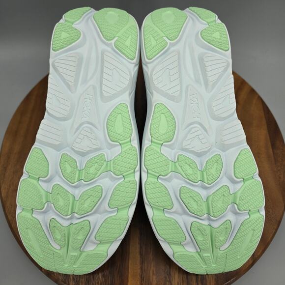 Hoka One One Clifton 10 Shoes Men's 10 D Blue White Walking Athletic Sneakers - Picture 9 of 11